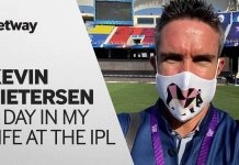 Betway showcases a day in the life of Kevin Pietersen at the 2020 IPL