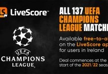 LiveScore to provide free ‘innovative coverage’ of UCL