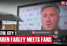 MansionBet ambassador Darren Farley welcomes Robins fans back to Ashton Gate
