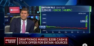 Entain confirms DraftKings approach