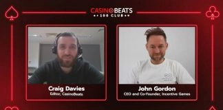 CasinoBeats 100 Club: “We just doubled down on the fact that sports will come back” – John Gordon, CEO of Incentive Games