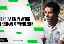 Andre Sa on playing Henman at Wimbledon: “When I won the second set, that’s when things got tricky”